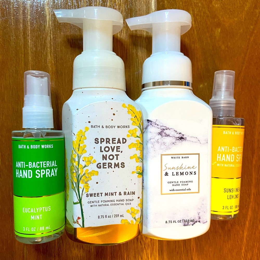 Bath and Body Works Foaming Hand soap & Hand sanitizer Spray
